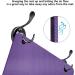 LFS 31.5 inch Hangable Yoga Mat - 10mm Extra Wide & Thick, Non-Slip Exercise Mat with Band & Yoga Bag - Purple - Buy Online on SooperMarket.com