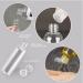 8 Pack 20ml Transparent Travel Spray Bottles | Refillable Cosmetic Containers for Men & Women | Free Labels Included - Buy Online on SooperMarket.com