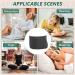 Portable Adjustable Narrow-Castor Oil Wrap | Reusable Soft Home & Bedroom Use (Black) - Buy Online on SooperMarket.com