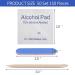48Pcs Disposable Manicure Kit - Nail File, Wood Stick, Cotton Pad for Nail Design & Stamping Art - Buy Online on SooperMarket.com