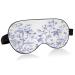 WELLDAY Sleep Mask Chinoiserie Flowers Birds Night Eye Shade Cover Soft Comfort Blindfold Blockout Light Adjustable Strap for Men Women