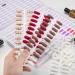 Noverlife Professional 216 Nail Colors Chart - White | Nail Gel Polish Display Booklet for Salon Nail Design | Color Swatches Practice Card Design Board - Buy Online on SooperMarket.com