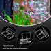 16 PCS LEEFONE 10mm Acrylic Aquarium Cover Clip - Universal Holder for Rimless Fish Tank Glass Covers - Buy Online on SooperMarket.com
