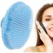 Facial Brush Multifunctional Silicone Face Scrubber Hand Scrubber Waterproof Facial Cleansing Brushes for Skin Cleansing for Deep Cleansing Virtcooy Blue - Buy Online on SooperMarket.com