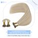 Youngsee Nano Ring Extensions | Real Hair Ash Blonde 35cm | Remy Hair 50g #18/613 | Quality Nano Hair Extensions - Buy Online on SooperMarket.com