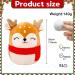 Christmas Elk Stuffed Animal Plush Pillow - Cute Soft Toy for Kids - Perfect Gift for Christmas & Birthdays - Decorative Pillow for Sofa & Bedroom - Buy Online on SooperMarket.com