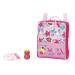 Zapf Creation 829233 BABY born Holiday changing backpack doll accessories 43 cm pink/colorful