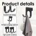 Self-Adhesive Razor Holder Shower - 5 PCs Multi-Purpose Hook Aluminum Bracket for Bathroom & Kitchen Organization - No Drilling Required Black - Buy Online on SooperMarket.com