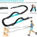Uppetly Hands Free Dog Running Leash with Adjustable Waist Belt Dual Handle Elastic Bungees Retractable Rope for Medium and Large Dogs Reflective Stitches for Walking Hiking Biking With Pouch for 2 dogs - Buy Online on SooperMarket.com