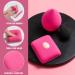BS-MALL Foundation Makeup Brush Set | 3 Makeup Sponge Blenders | Silver & Pink | International Shipping - Buy Online on SooperMarket.com
