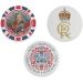 Edible Wafer Coronation Pre-Cut Cupcake Toppers - 24pc - Buy Online on SooperMarket.com