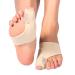 Toe Straightener Bunion Corrector Separators Stretchers Toe Straightener Orthopedic Bunion Corrector Effective Treatment of Hallux Valgus Bunion (Gel Silicone Nude)