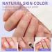 Buy Bartbox Extra Almond Press on Nails - Soft Gel Full Cover Tips 160 Pre-Designed Short Nail Extensions in XXS Almond Beige - Perfect for Geln gel! - Buy Online on SooperMarket.com