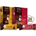NuGo Dark Variety - Pretzel and Sea Salt 12 Bars & Peanut Butter Cup 12 Bars Vegan 200 Calorie Gluten Free 24 ct Variety