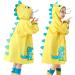 Kids Raincoats for Girls Boys Waterpoof Rainsuit Toddler Poncho 3D Cartoon Children Rainwear S Size S/80-95 CM Crocodile