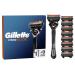 Gillette ProGlide Men's Razor with Flexball Technology + 9 Razor Blade Refills with Precision Trimmer 5 Anti-Friction Blades