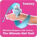 Tweexy Wearable Nail Polish Holder - Island Blue | Fingernail Manicure & Pedicure Tool - Buy Online on SooperMarket.com