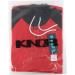 KNQR Mens Casual Raglan 3/4 Sleeve Hoodie Baseball Henley T-Shirt XL - True Black/Heather Charcoal - Buy Online on SooperMarket.com