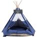 Pet Teepee Tents with Thick Cushion for Dogs and Cats Puppies House Portable Luxery Pet Tents Machine Washable Airplane