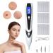 Aceshop Skin Tags Removal Pen Professional Mole Remover Pen Kit with 9 Strength Levels & Replaceable Needles USB Rechargeable Mole Remover Pen Kit Plasma Pen for Wart Freckle Nevus (White)