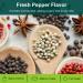 Soeos Premium Whole White Peppercorns 18oz - Grade AAA Non-GMO & Kosher - Strong Aroma and Flavor for Cooking - Bulk Refill for Grinder - 1.13 P - Buy Online on SooperMarket.com