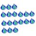 Cabilock 18 Pcs Christmas Decor Lob Christmas Baubles Decorative Christmas Hanging Ornament Balls Boxed Pack