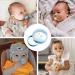 Baby Dummy Case Pacifier Case Travel Soother Box Transparent Soother Pod Pacifier Holder Box for Kids (Mid Yellow) Mid Yellow - Buy Online on SooperMarket.com