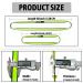 KIKIGOAL 18MM Nylon Climbing Sling Runner 23KN CE2008/EN566 - 60CM/24 Inch 3pcs Grey - Buy Online on SooperMarket.com
