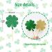24 Pcs St Patrick's Day Cupcake Toppers Four Leaf Clover Leprechaun Hat Horseshoe Shamrock Cupcake Toppers for St Patrick's Day Party Decorations (Trefoil A) - Buy Online on SooperMarket.com