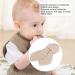 Soft Baby Teething Wooden Ring | Handgrip Training Teether Toys for Babies - Khaki | International Shipping Available - Buy Online on SooperMarket.com