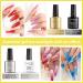Lavender Violets 42 Piece Gel Nail Polish Set with Fluorescent Finish - UV/LED Soak-Off Formula - Includes Glossy, Matte, Diamond, and Glow in the Dark Top Coats - Full Range Shades - C955 Sunflowers - Buy Online on SooperMarket.com