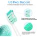 Senyum Replacement Toothbrush Heads for Philips Sonicare - 8 Pack White | Compatible with Sonic Care Snap-On | Electric Toothbrush Heads Refill - Buy Online on SooperMarket.com