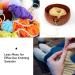 Handmade Wooden Yarn Bowl 6x3 - Knitting and Crochet Supplies - Yarn Storage Holder with Holes - Buy Online on SooperMarket.com