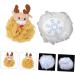 2pcs Bath Ball Shower Puff & Loofah Set | Holiday Bath Scrubber & Back Scrubber | Premium Shower Sponge Pouf - Buy Online on SooperMarket.com
