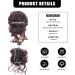 Long beard ball head wig bun grab clip Fluffy natural scrunchie bridal cocktail hairpin Messy Hair Bun Extensions Curly Wavy Hair Scrunchies claw Clip Messy Bun Hairpiece (Dark brown) - Buy Online on SooperMarket.com