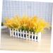 VINTORKY 4pcs 7 Simulated rice plants decor botanical decor artificial wheat ears Wheat Ear for Home wheat sheaves for natural home decor Creative Wheat Ear grain of wheat plastic wedding - Buy Online on SooperMarket.com