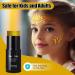 Go Ho Metallic Gold Face Paint Stick - 1.06 Oz, Washable & Non-toxic Cream Body Paint for Adults/Children, Theater, Halloween, SFX, Cosplay - Pearl Gold Finish - Buy Online on SooperMarket.com