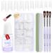 Buy SAVILAND Acrylic Nail Tips & Glue - Half Cover False Nail Tips 10 Sizes for Professional Acrylic Nails | Fast-Dry Nail Glue & Starter Kit - Buy Online on SooperMarket.com