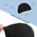 3 Pack Elastic Swimming Caps - Comfortable Non-Slip Unisex Fabric Caps for Women Men & Children - Black - Buy Online on SooperMarket.com