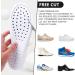 Memory Foam Cropable Comfort Insoles for Women US 5-8 - Shock Absorption Support Pads - Breathable Sports Insoles - Black - Buy Online on SooperMarket.com