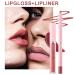 Shop 6 Matte Liquid Lipsticks & Matching Lip Liner Kit - Waterproof Long-Lasting Makeup Gift for Women & Girls - Buy Online on SooperMarket.com