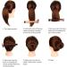 Magic Hair Bun Maker Fast & Easy Donut Bun Maker DIY French Twist Bun Shaper for Girls Women (Blonde Light Brown Brown) - Buy Online on SooperMarket.com