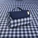 RUIBOLU Large Beach Blanket - Sandproof, Waterproof & Quick Drying Picnic Mat for Travel, Camping & Outdoor Activities - Dark Blue Plaids - Buy Online on SooperMarket.com