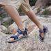 Outpro Men s Flat Trekking Sandals - Non-Slip Durable Sports Sandals for Beach & Outdoor Use - EU Size 43 - Blue - Buy Online on SooperMarket.com