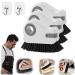 2 in 1 Groove Cleaning Brush Window Track Cleaning Tools New Window Track Deck Groove Cleaning Brush Hard Bristle Crevice Cleaning Brush for Sliding Door Track Window Sill (3pcs*b)