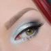 Diamond White Liquid Glitter Eyeshadow - Metallic Icy White with Fine Sparkle, Long-Lasting Formula for Sparkling Eyes - Buy Online on SooperMarket.com