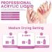 Saviland Acrylic Nail Kit with 3 Colors Powder & Liquid Set - Non-acid PH Bond, Top Gel, False Nails, Glue, and Forms - Complete Starter Kit for DIY Home Nail Art - Buy Online on SooperMarket.com