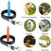 Fannas Dog Whistle Set - 2 Adjustable High-Frequency Whistles for Effective Dog Training | Loud Far-Reaching & Comes with Free Pipe Band - Blue/Orange - Buy Online on SooperMarket.com
