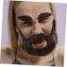 Gogogmee 1 Set Beard Dress up Grey Santa Claus Beard Cosplay Carnival Beard False Facial - Buy Online on SooperMarket.com