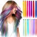 40Pcs Colored Hair Extensions 21'' Colorful Hair Extensions for Girls Women and Kids Hair Extensions Color Clips 20 Colors (40pcs) 21 Inch (Pack of 40) 40pcs